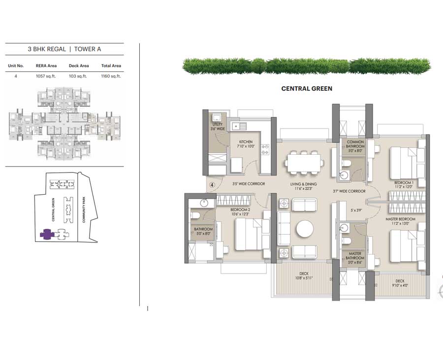 Floor Plan 2 BHK